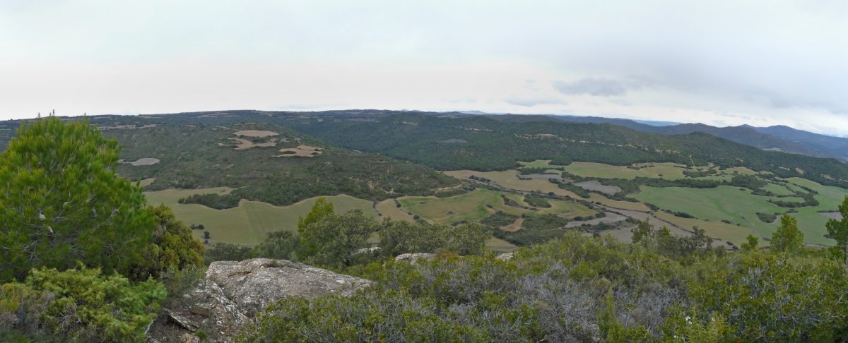 Uxueko mendiak gailurretik