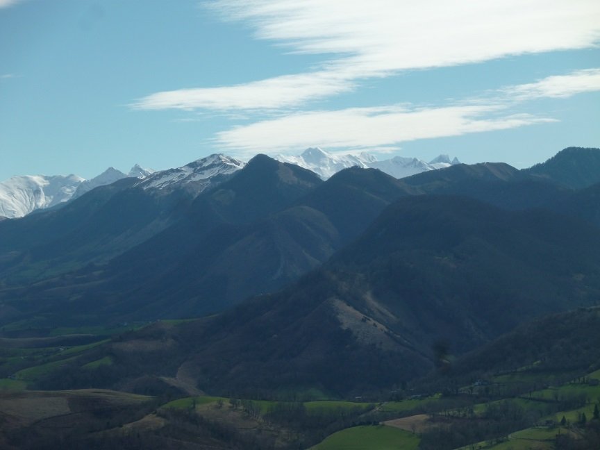 Biarnako Pirinioak, tontorretik