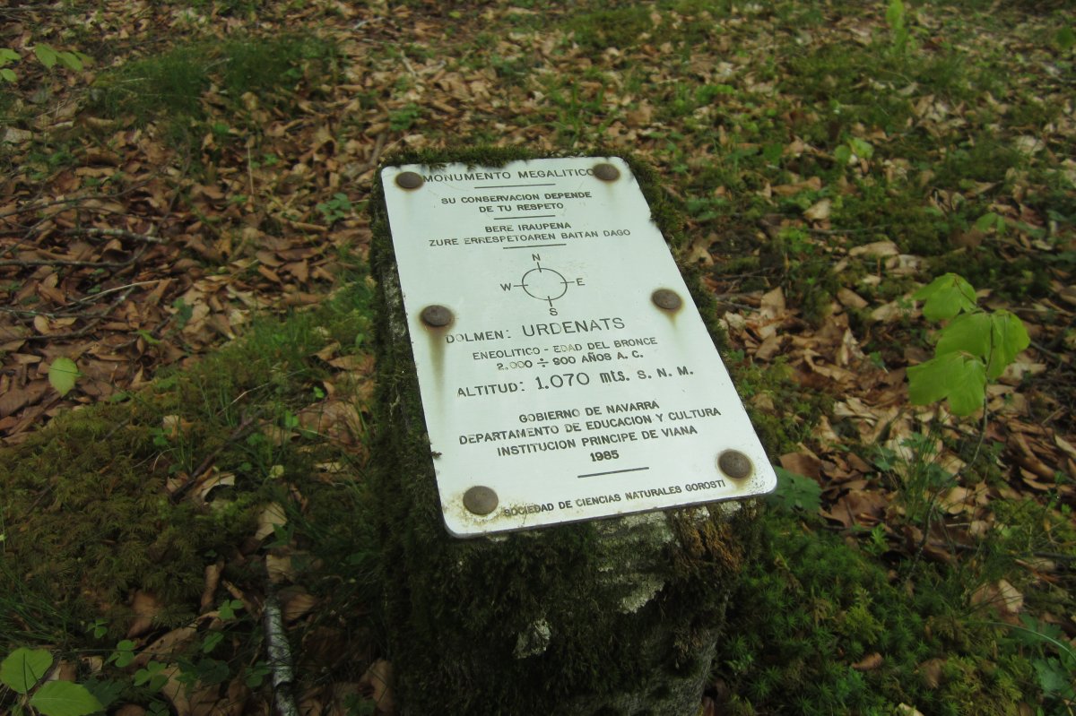 Dólmen Urdenats  (Mayo  2018)
