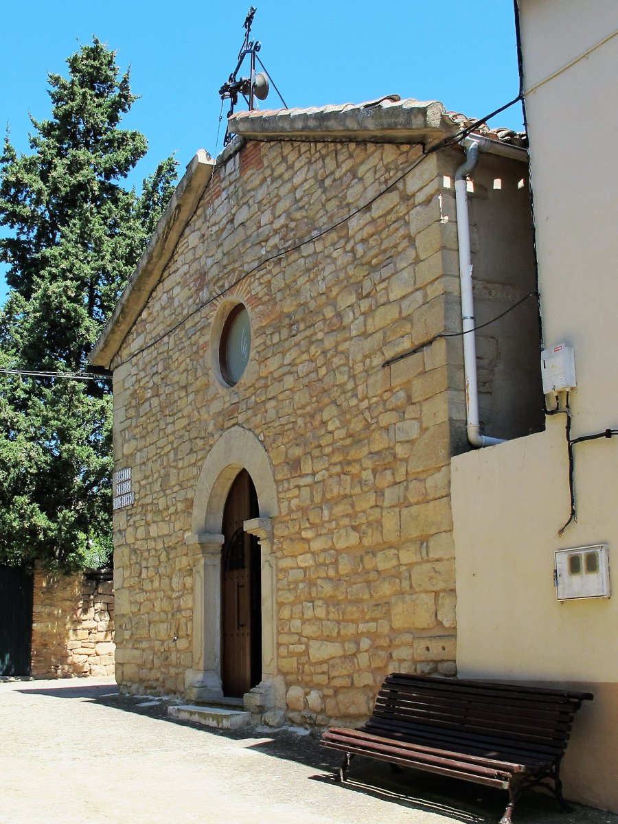 Virgen del Campo ermita, Esprontzeda