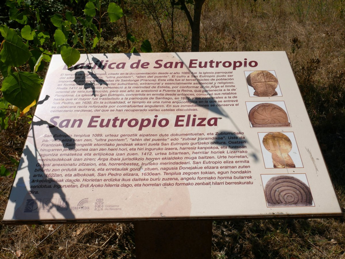 San Eutropio (hondakinak), Gares