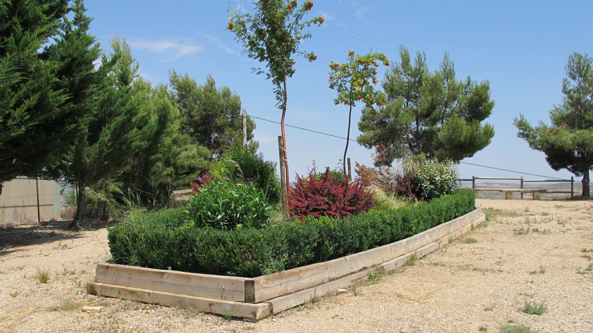 Santa Barbara ermita egondako lekuko lorategia, Carcar