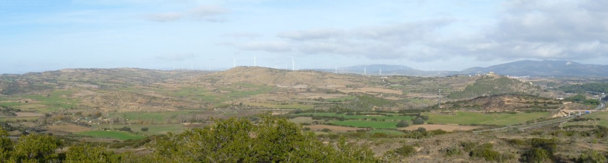 Paisaia zabalak gailurretik