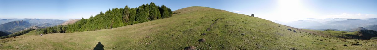 Mendebaldeko hegaletik 360ºtako ikuspegia