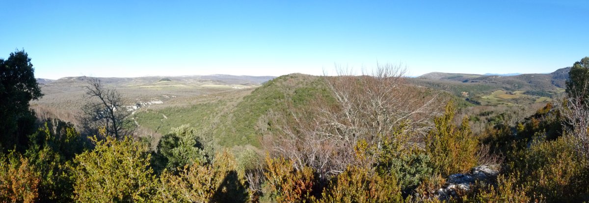 Panorama Andaradiko gailurretik
