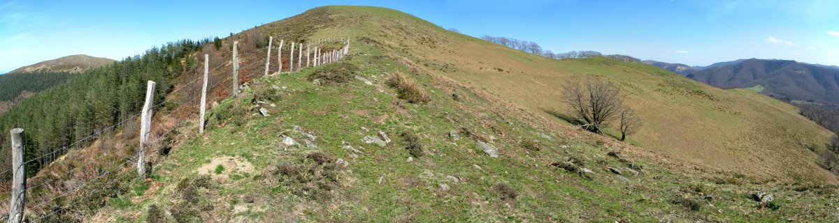 Hegoaldeko bizkarretik ikusita