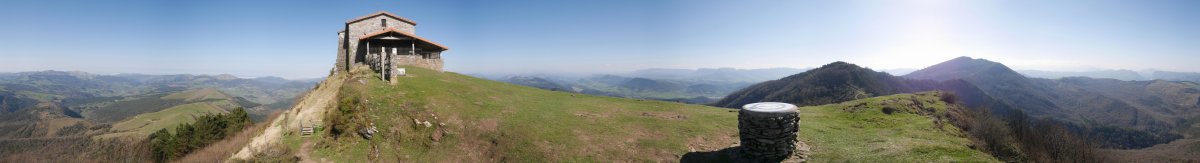 Kolitzako tontorretik 360ºtako ikuspegia