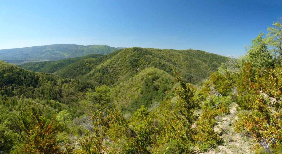 Eretako gainak ipar-ekialldetik 