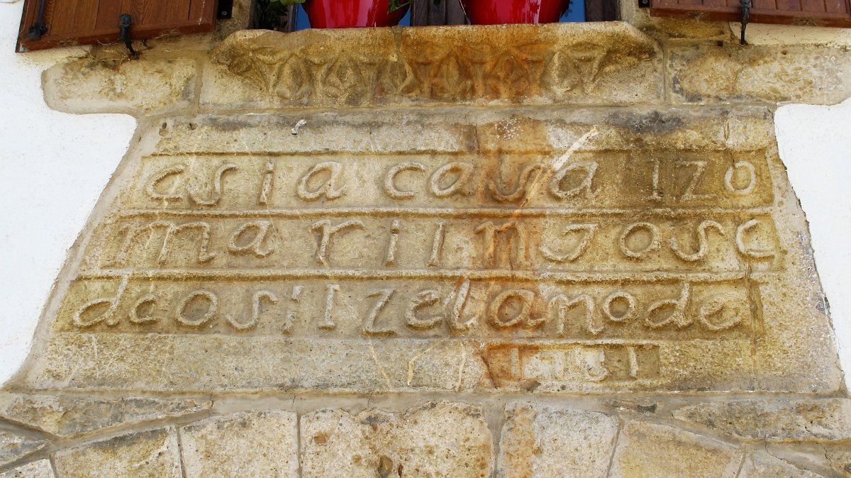 Etxeberria etxeko epigrafia, Olano-Ultzama