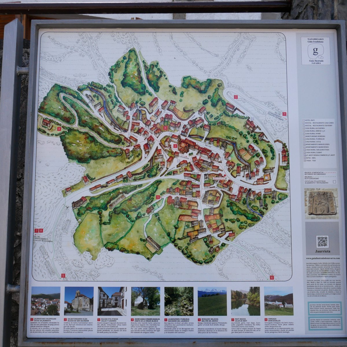 Bisitarientzako panela, Jaurrieta