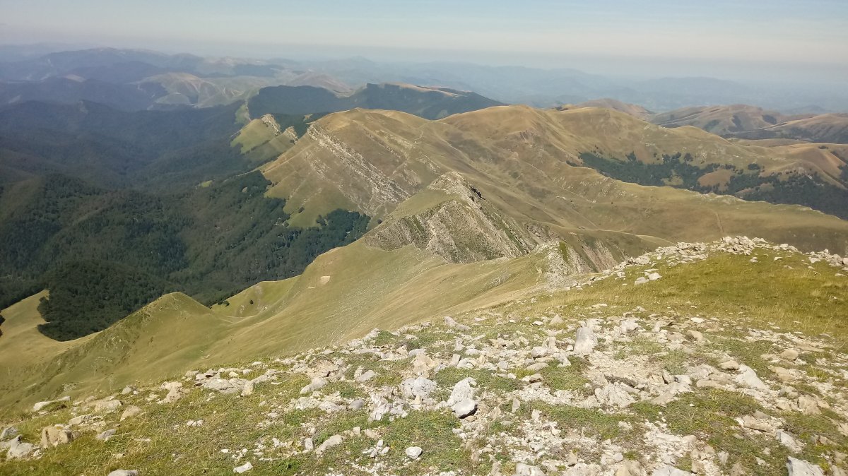 Orhi (2017m) mendebalderako ikuspegia igoeratik