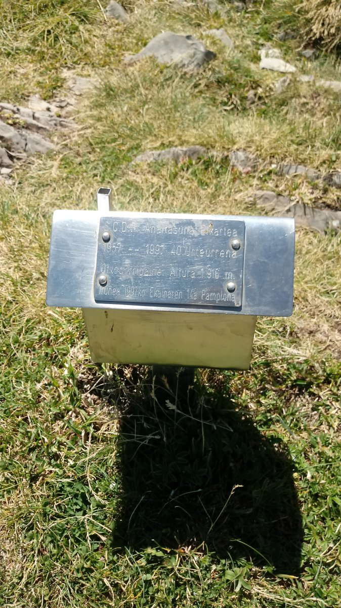 Otsogorrigaña (1923m) postontzia