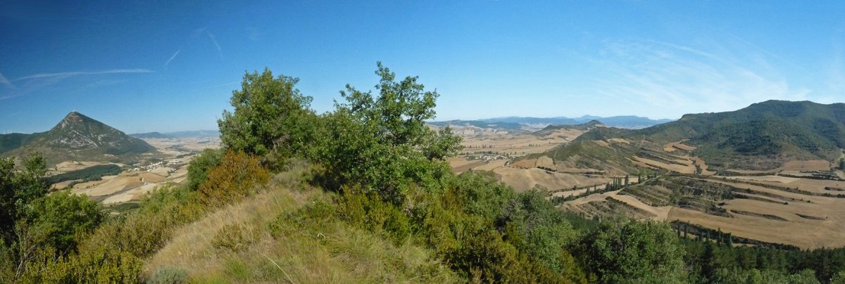Tako gedesikoaren inguruak, Elortzibar eta Itzagaondoa ikusgai