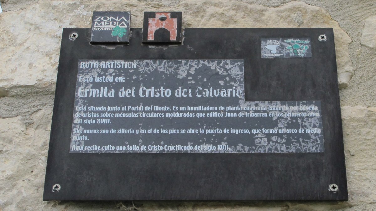 Cristo del Calvario ermita, Miranda Arga