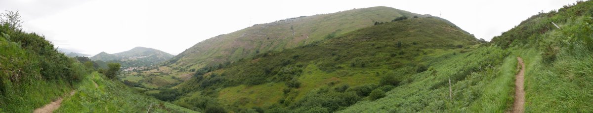 Aldapatik igotzen den bidea