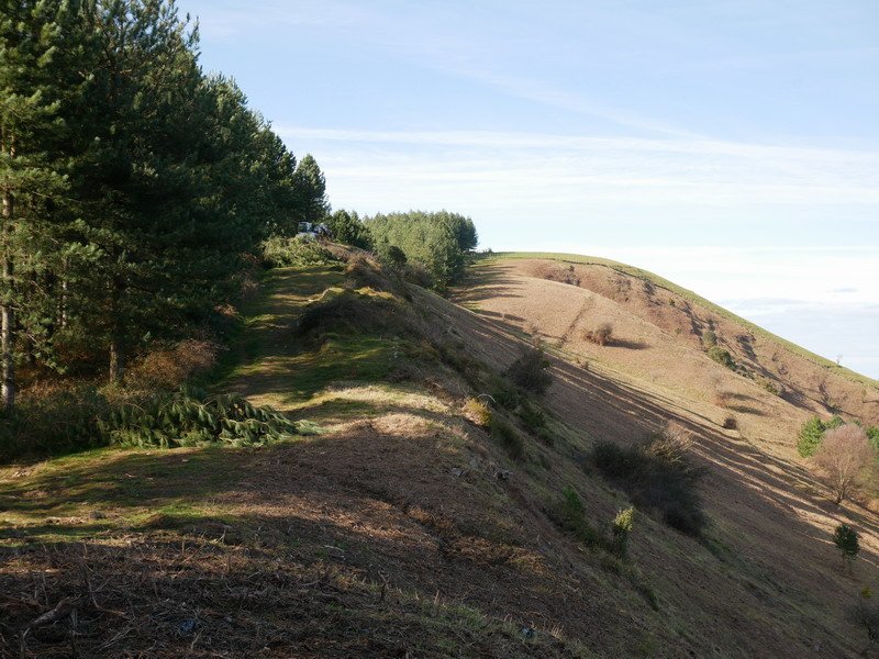 Larrea hego-ekialdeko bizkarretik ikusita