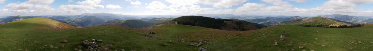 Larragorritik 360ºtako ikuspegia