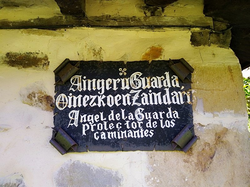 Aingeru Guardakoa Ermita Eskoriatzan