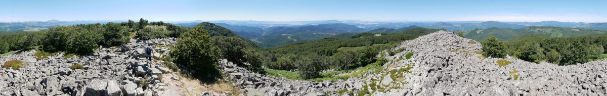 Baigura, tontorreko panoramika