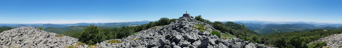 Baigura, tontorreko panoramika