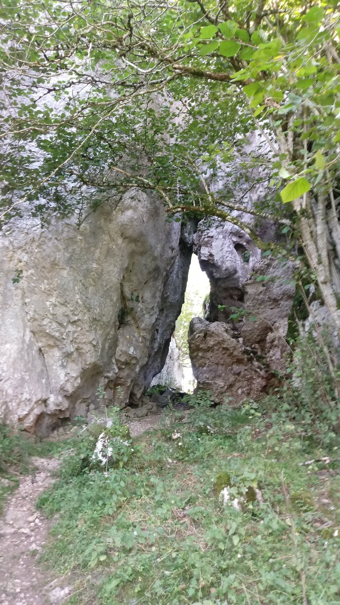 Aiznardako haitzulo pasabidea, hegoaldea