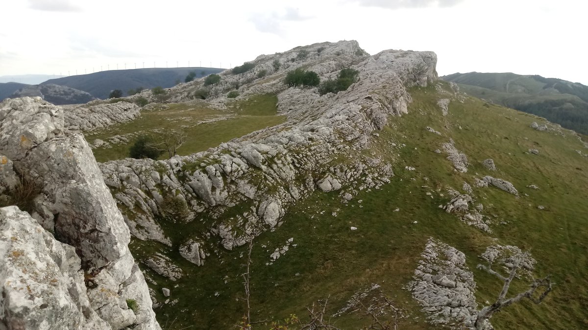 Elorretako Haitza (1141m) Kurutzebarri aldetik
