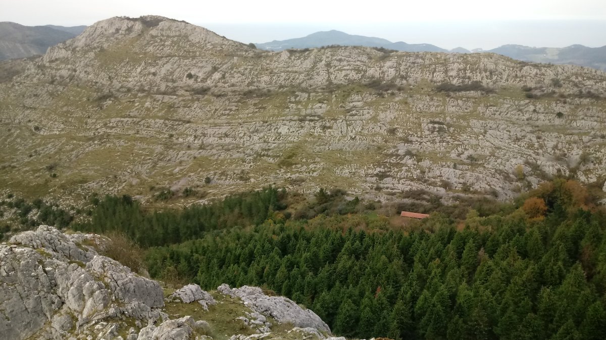 Bedartzandi (699m) Urregarai gainetik ikusita