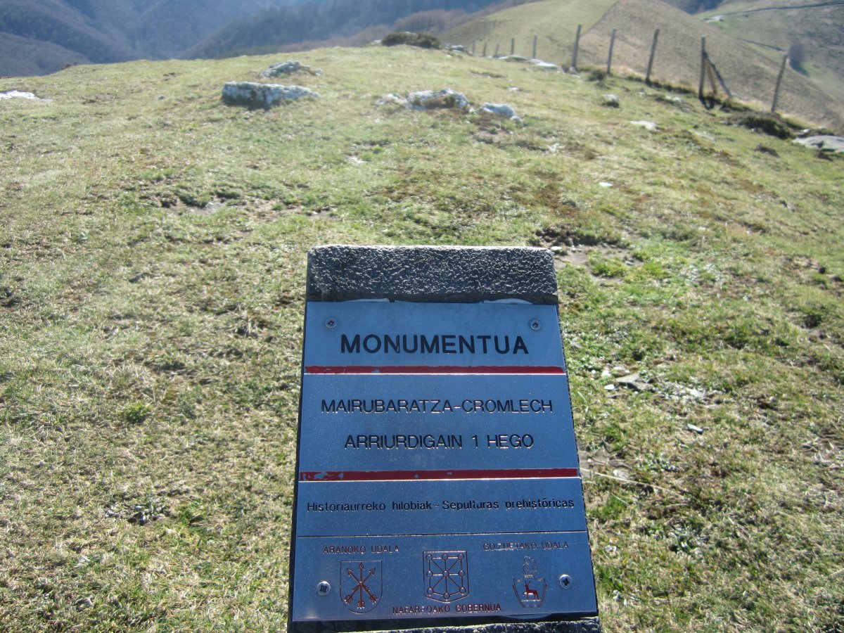 Cromlech Arriurdigain 1 Hego (Marzo 2014)