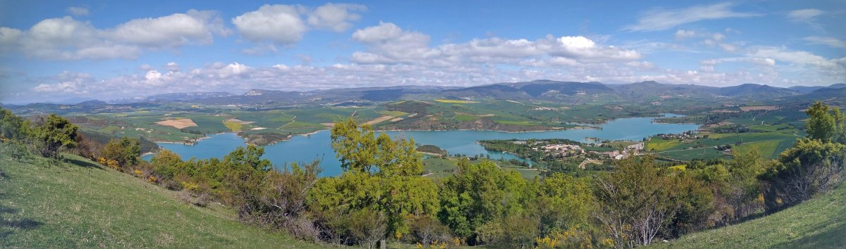 Allotzko urtegia, Irurre gainetik