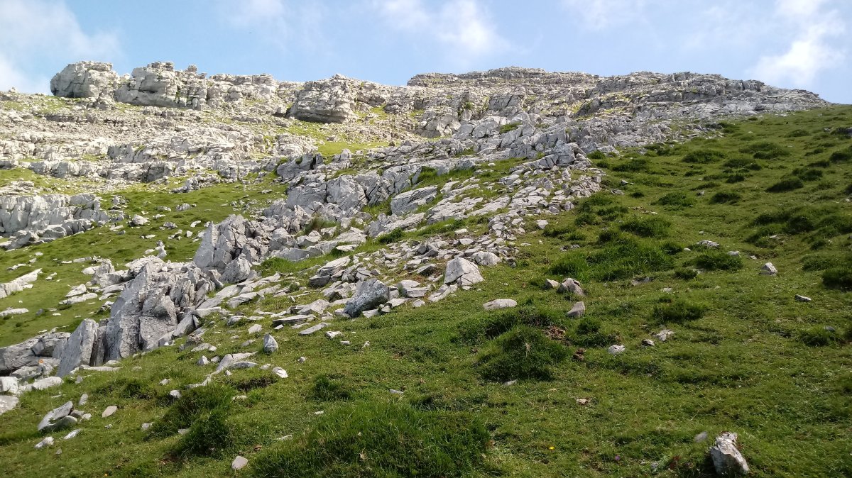 Aldamin (1376m) igoerako azken zatia