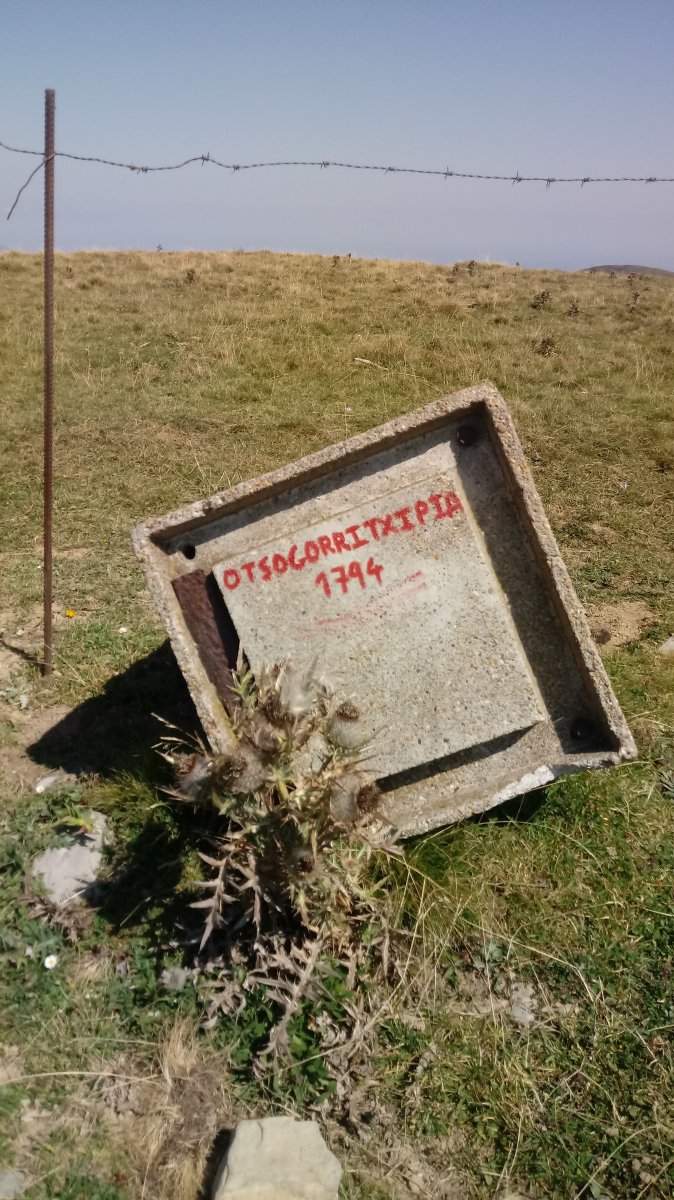 Otsogorritxipia (1794m) tontorra