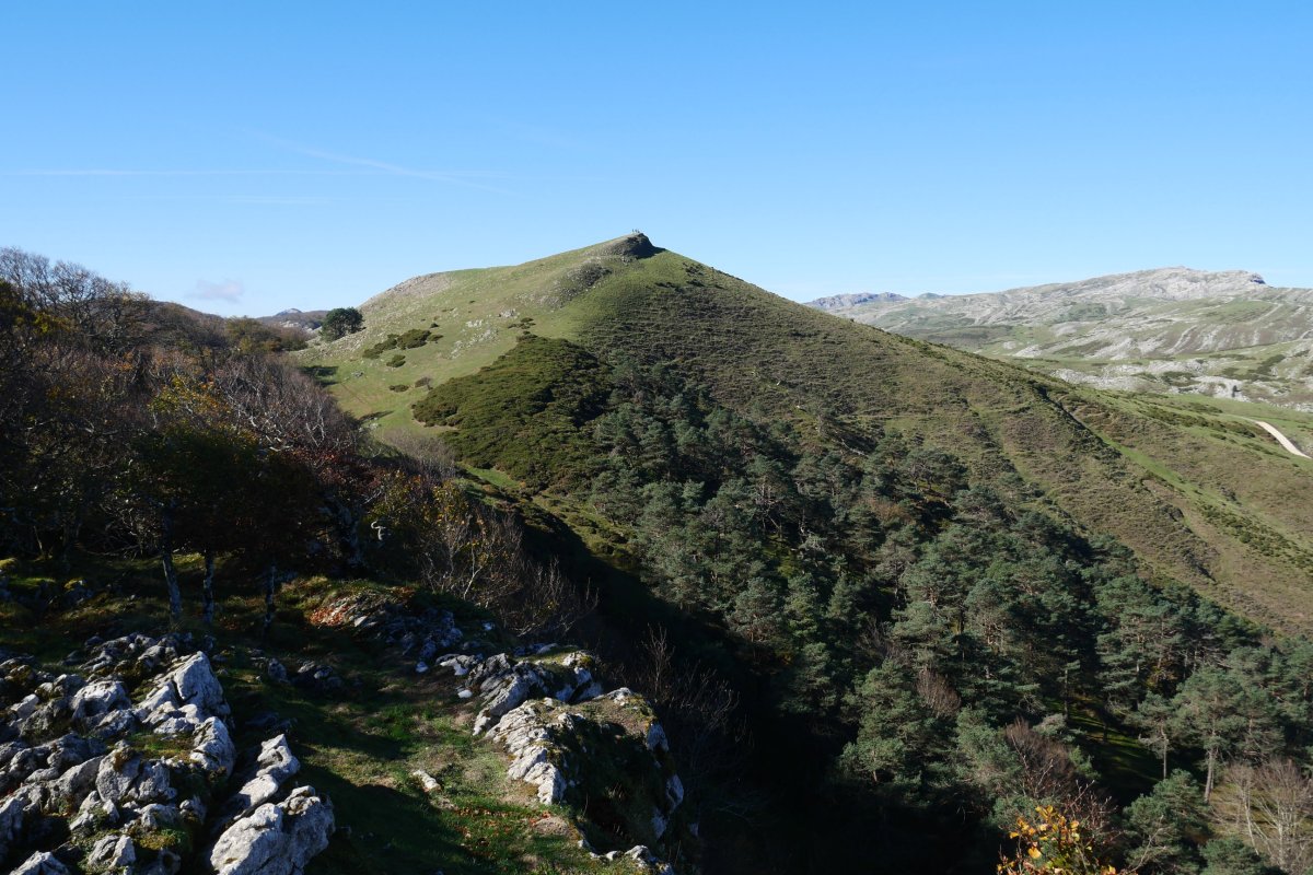 Beloki ekialdetik, Belokigañeko tontorretik