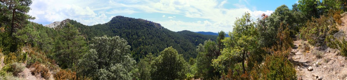 Marzaetxeko atakatik datorren bidea