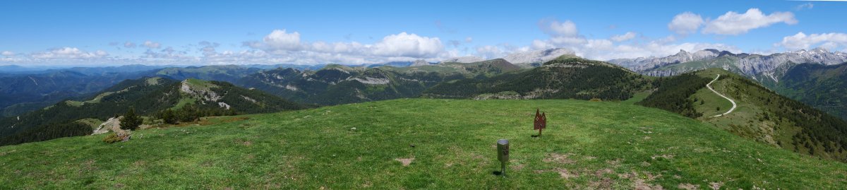 Kalbeira, tontorreko panoramika