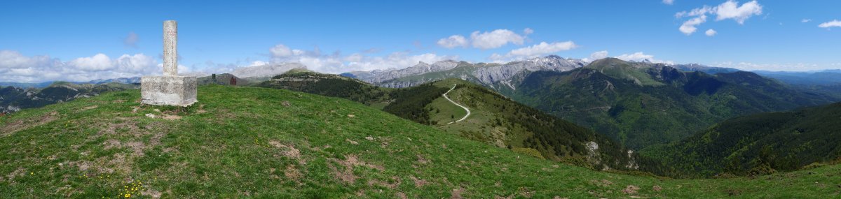 Kalbeira tontorra eta iparraldeko panoramika