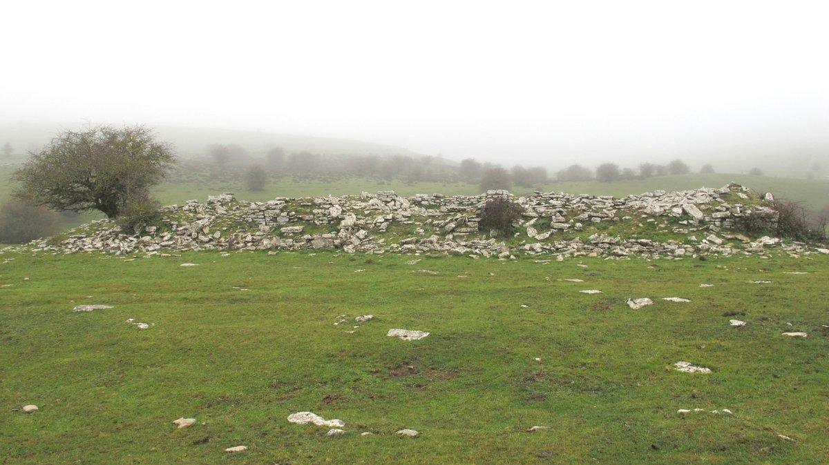 Ikomar ermitaren hondakinak, Andia