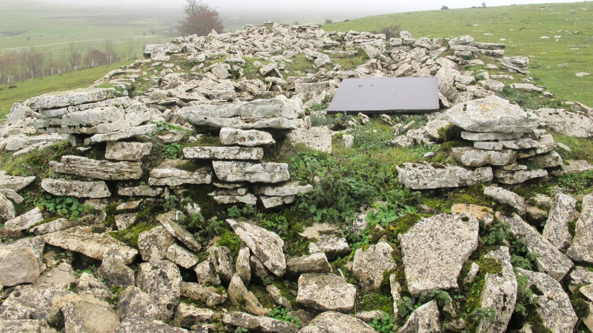 Ikomar ermitaren hondakinak, Andia