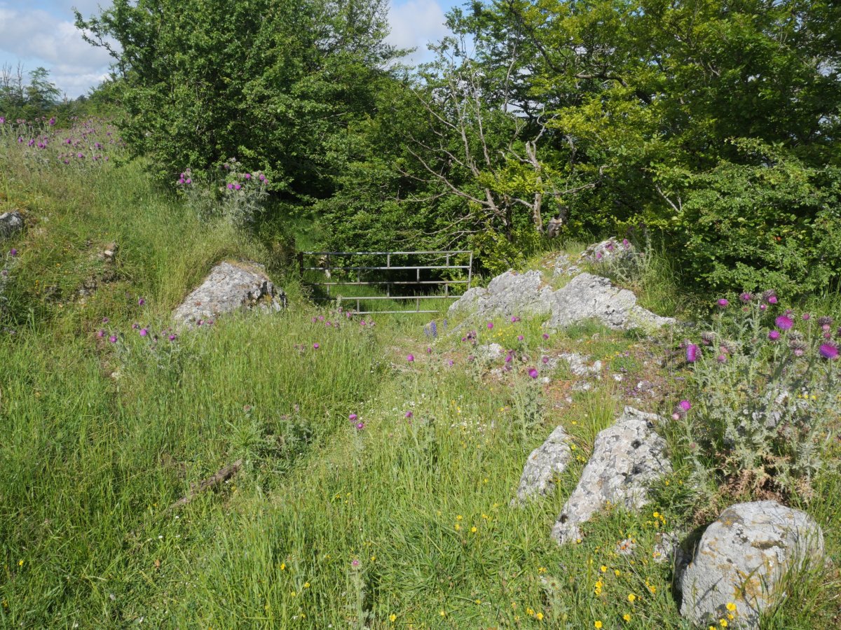 Ziordiako mendatea, Gainsoil tontorretik gertu
