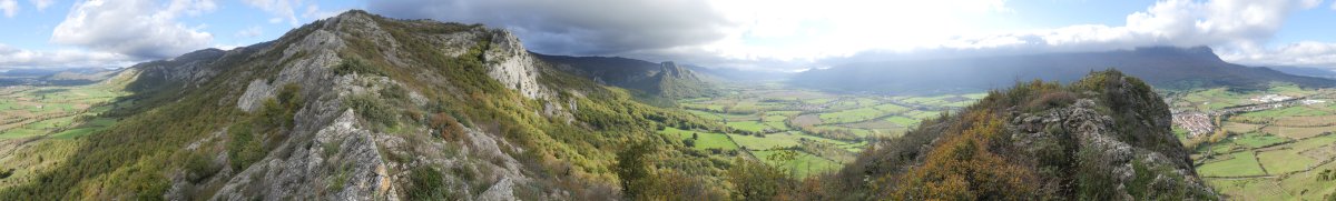 360ºko panoramika Aiztondo tontorretik