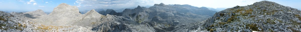 Panoramika zabala Aneñarra tontorraren ingurutik