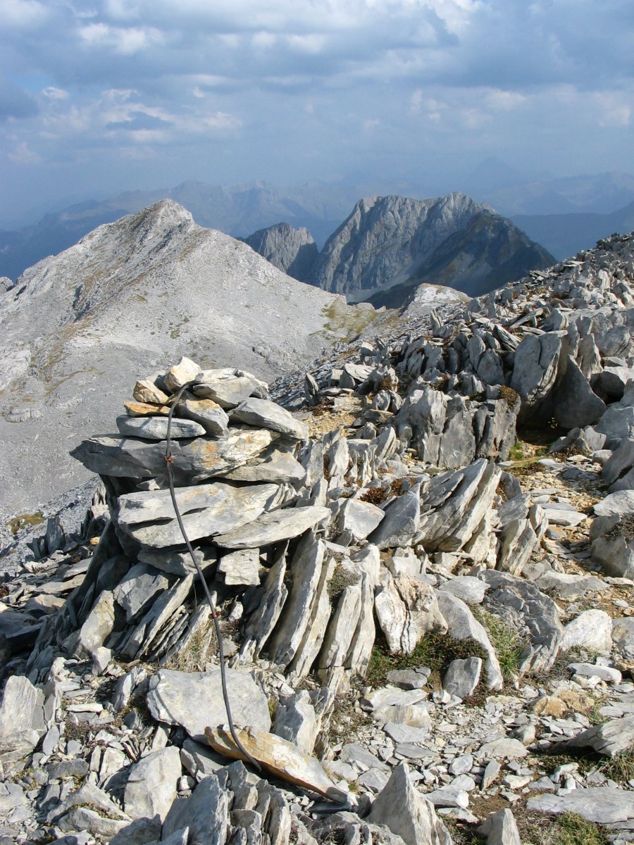 Tontorreko harripila, hondoan Castetne eta Billare dituela, Añelarra