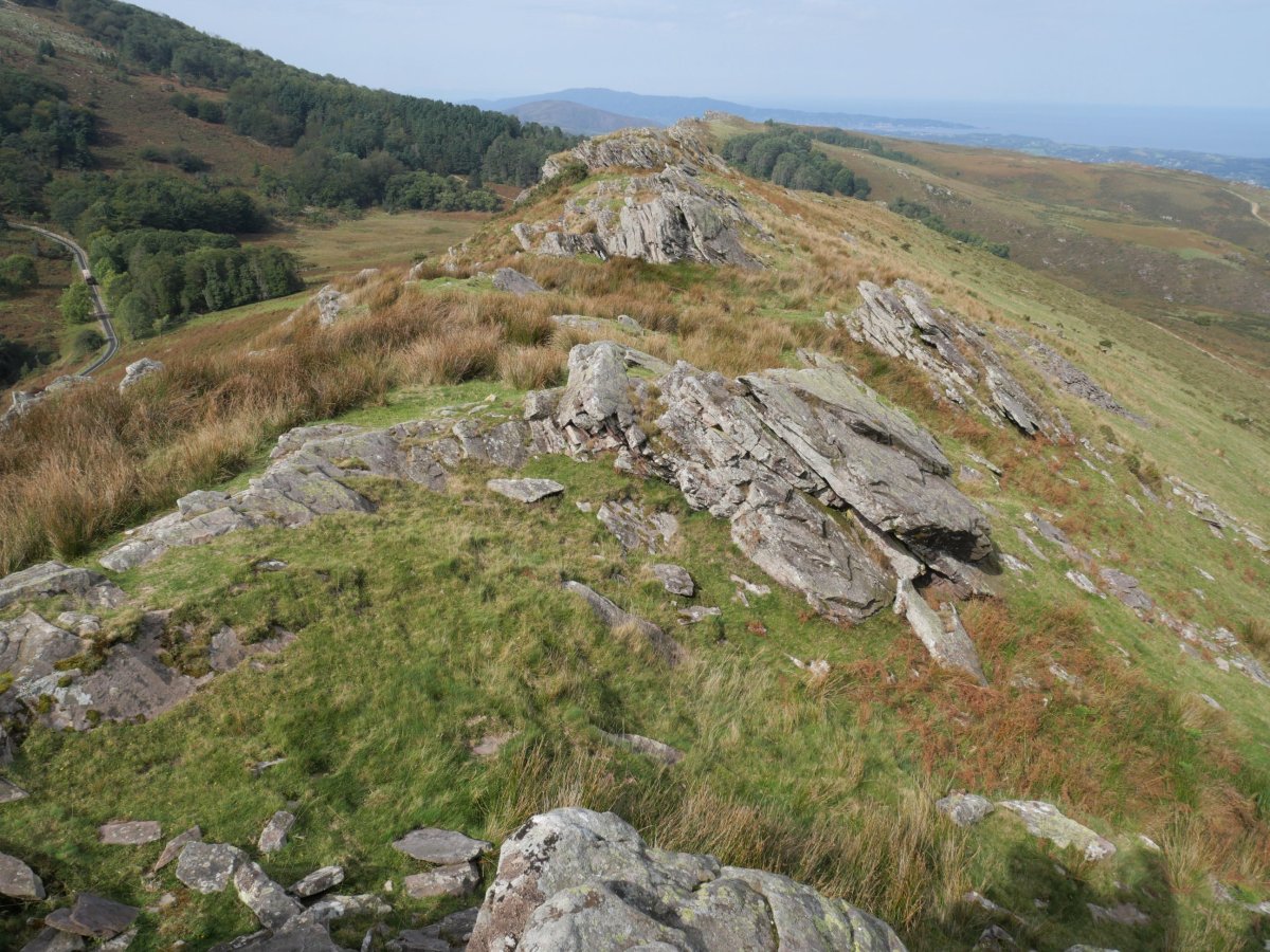 Altsanga, tontorretik mendebaldera begira