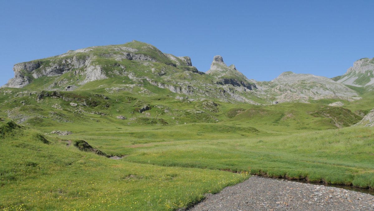 Pène Mieytadere eta Campana d'Anéou bidearen hasieran