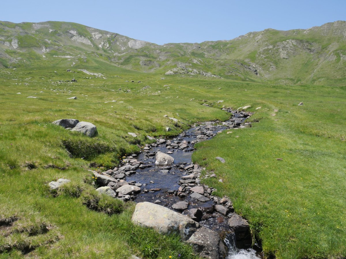 Errekastoa, Plaa de la Gradillèreko larreetan barrena