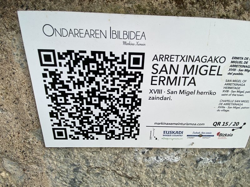 Arretxinagako San Miguel Ermita. Markina