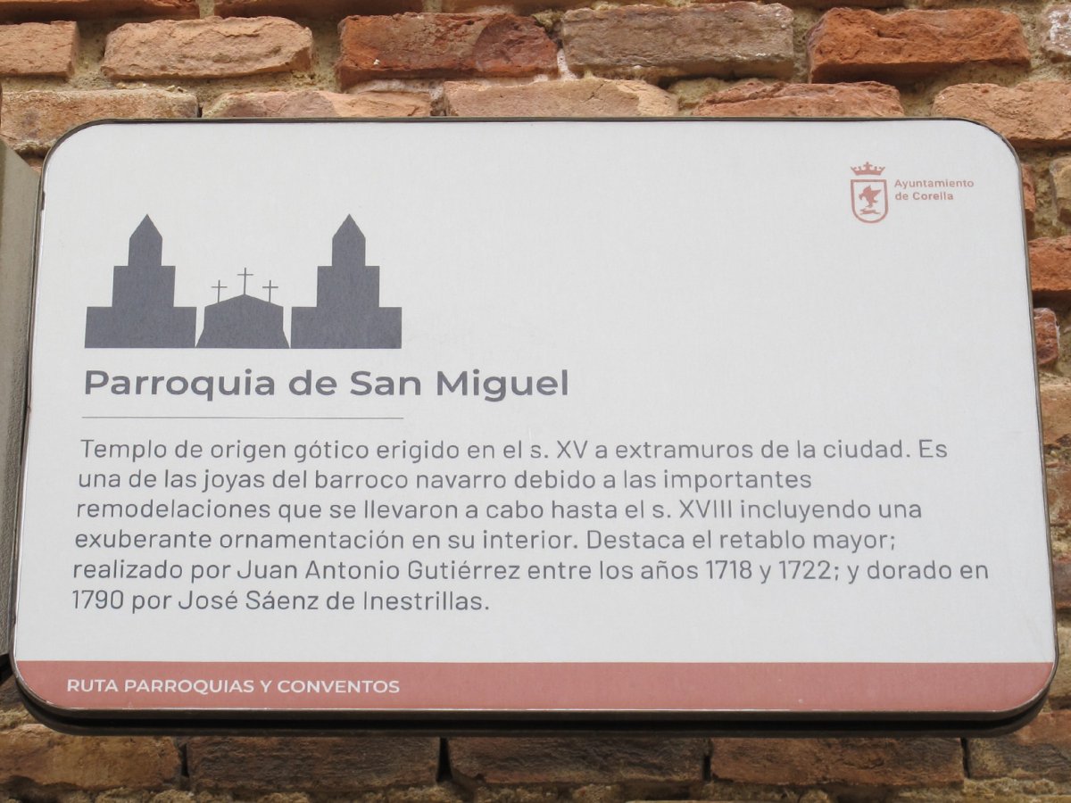 San Migel eliza, Corella