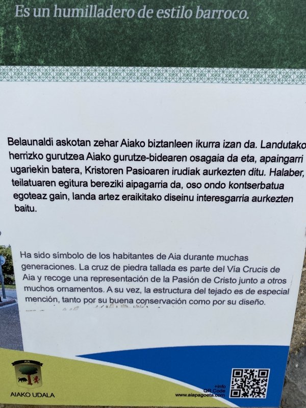 Santakruz Santutxoa. Aia