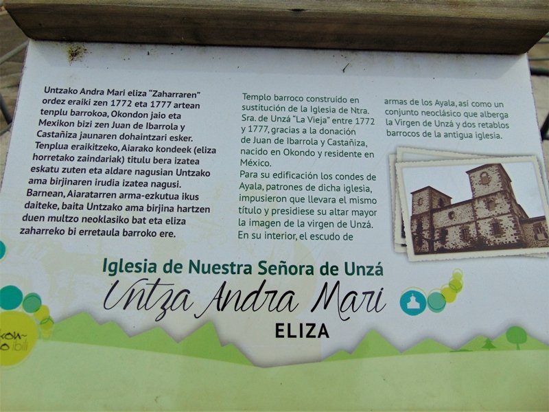 Untzako Andra Maria Eliza. Okondo