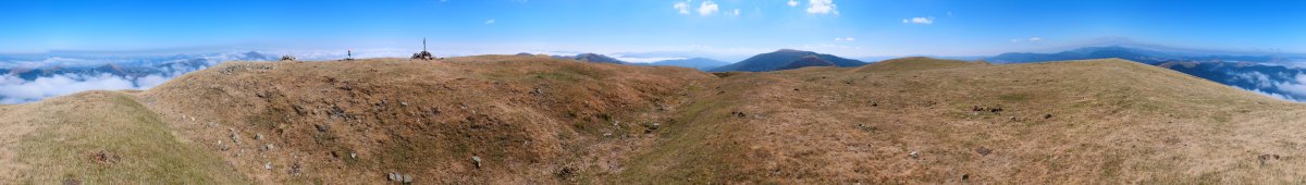 Astobizkar tontorreko panoramika osoa