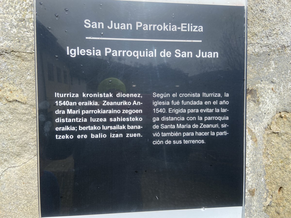 San Juan Bataiatzailea Eliza. Ubide